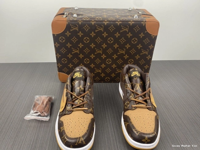 1 Off-Louis x OW LOW AJ1 Air Jordan 0807